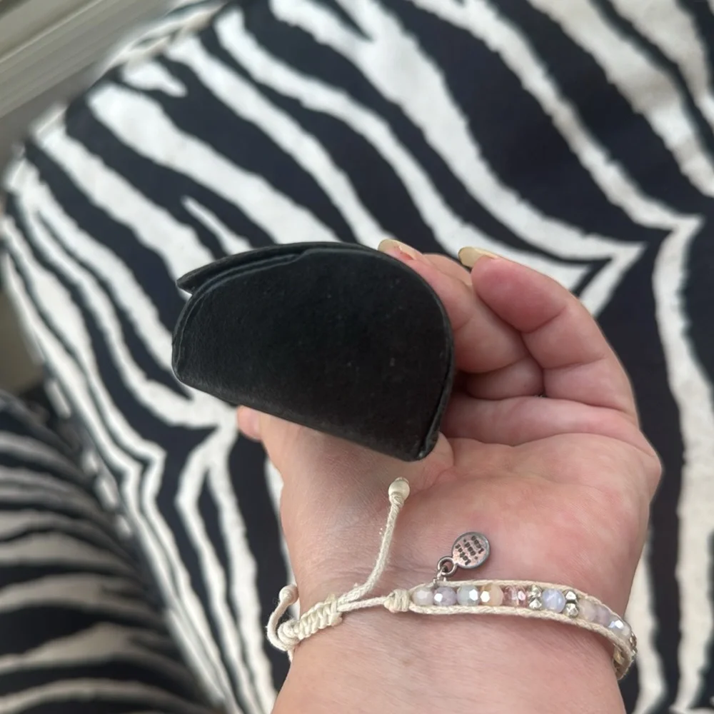Prada Magnetic Closure Eyeglass Case Black